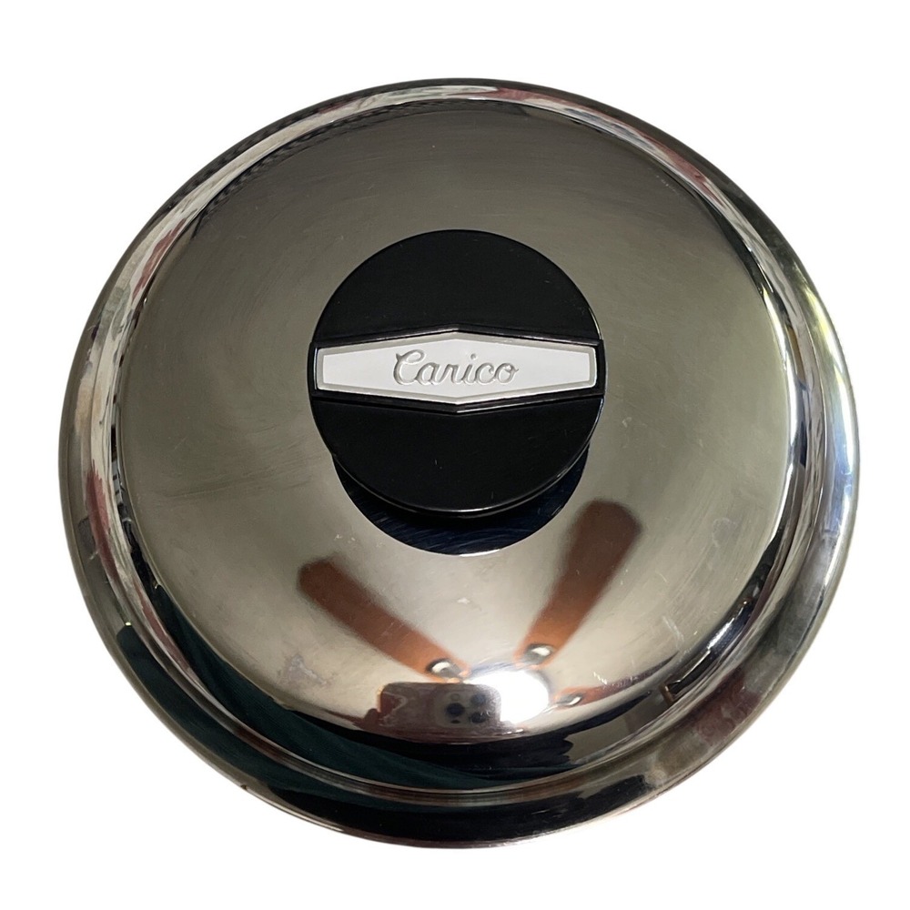 Vtg‎ Carico 8.25" Round Lid for Pot Replacement Part Stainless
